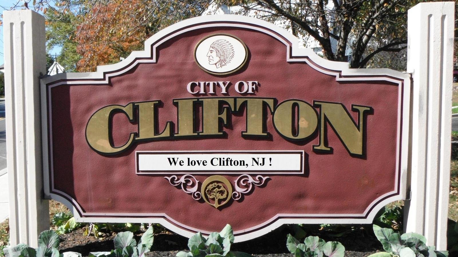 Clifton NJ Sign